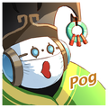 "Heimlich Poggers" Discord sticker